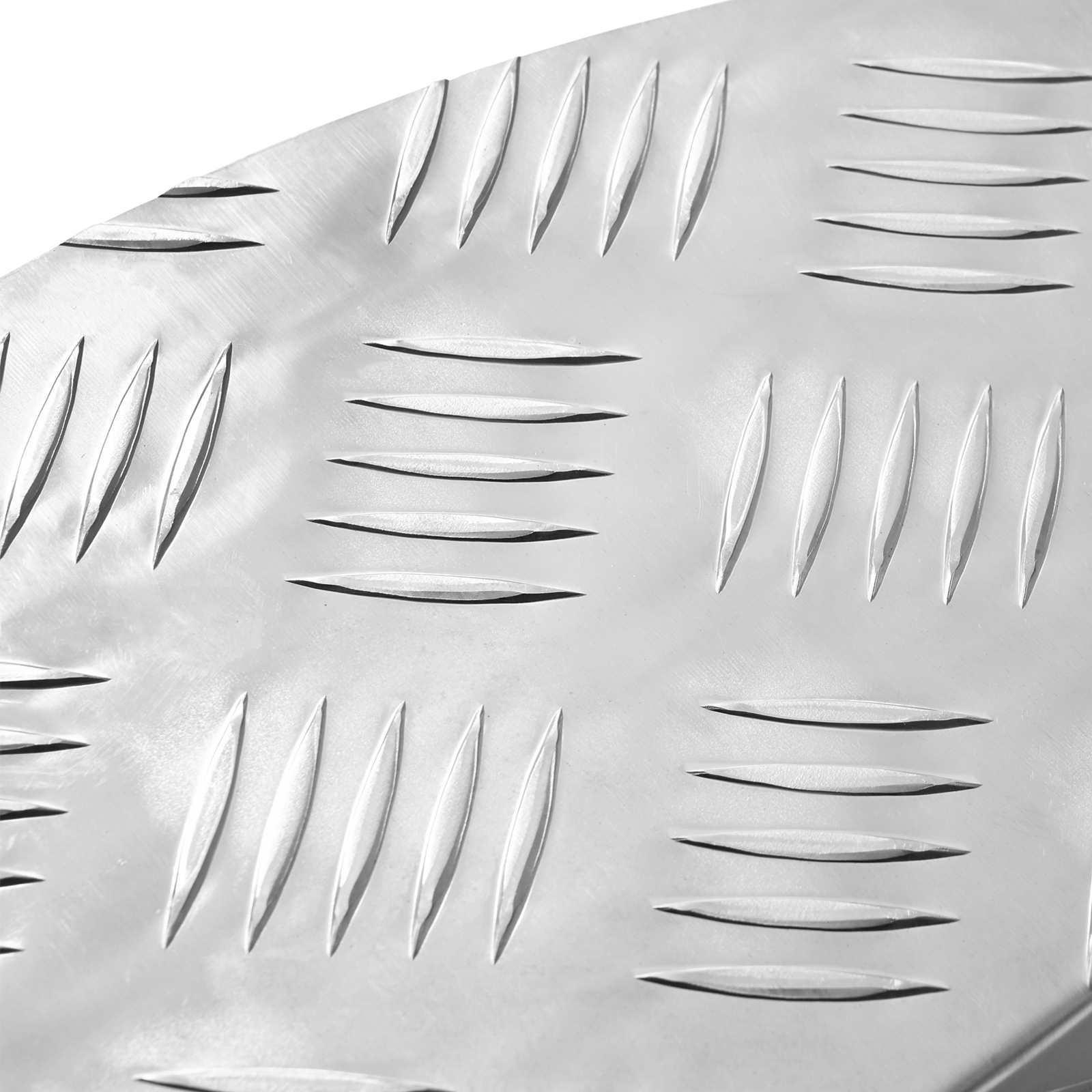 Stepenica Polumjesec 10 pcs Srebrno 60 x 18 x 2,5 cm Aluminij