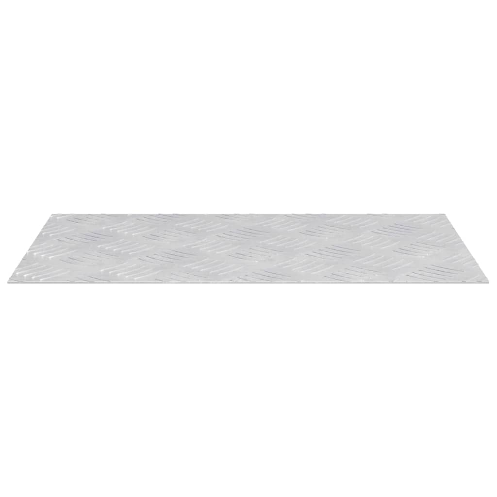 Stepenica Pravokutni 4 pcs Srebrno 50 x 30 cm Aluminij