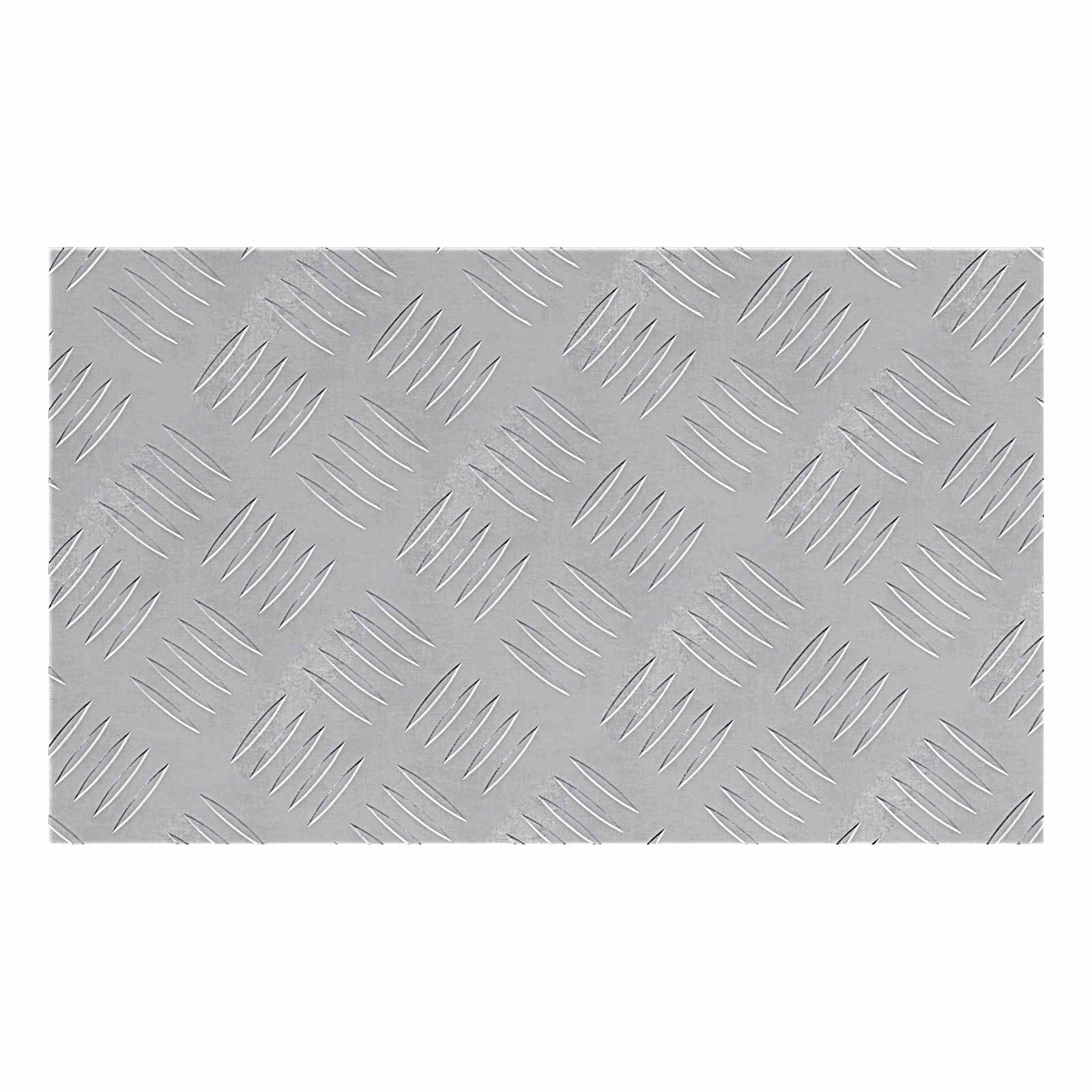 Stepenica Pravokutni 2 pcs Srebrno 50 x 30 cm Aluminij