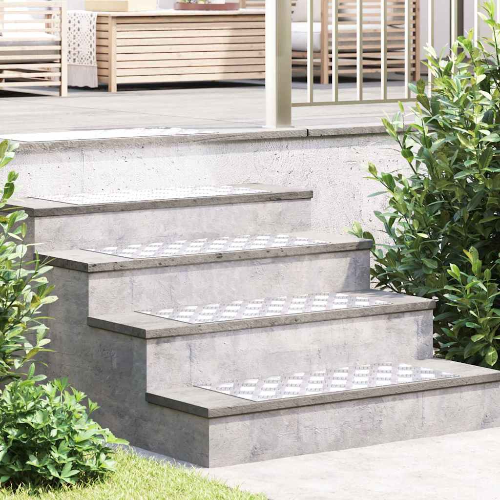 Stepenica Pravokutni 2 pcs Srebrno 70 x 30 cm Aluminij