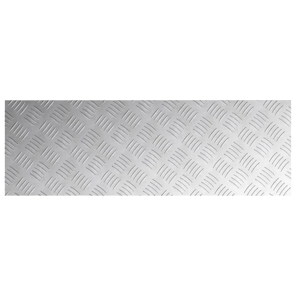 Stepenica Pravokutni 2 pcs Srebrno 90 x 30 cm Aluminij