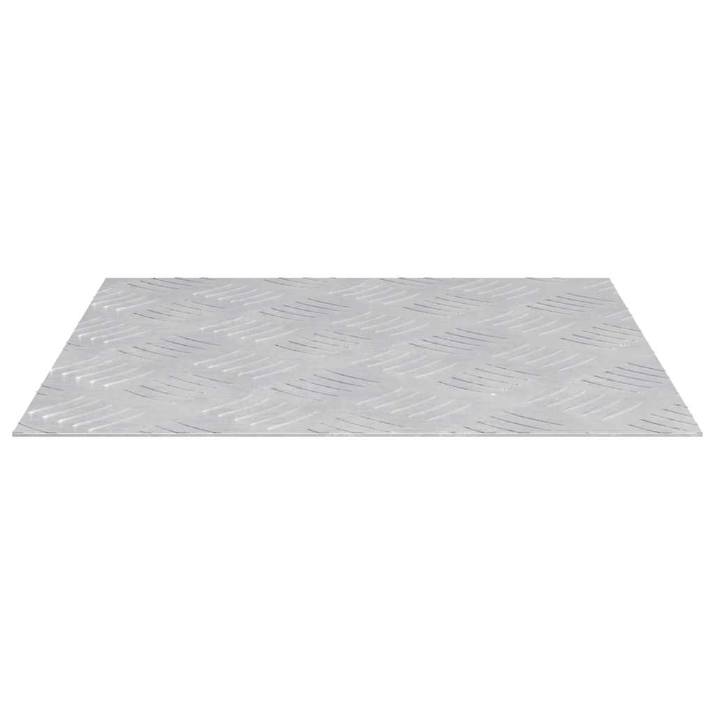 Stepenica Četvrtasti 2 pcs Srebrno 40 x 40 cm Aluminij