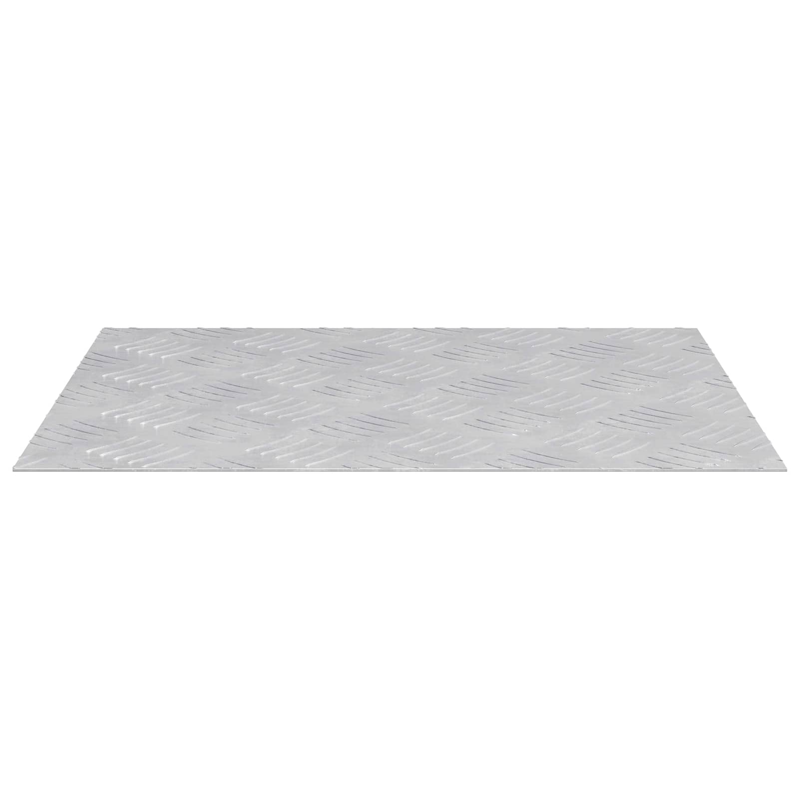 Stepenica Pravokutni 4 pcs Srebrno 50 x 40 cm Aluminij