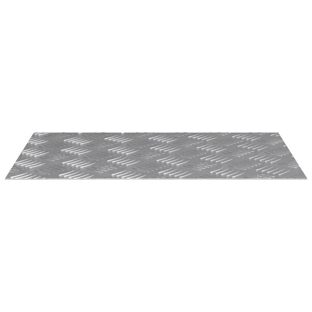 Stepenica Pravokutni 2 pcs Srebrno 60 x 40 cm Aluminij