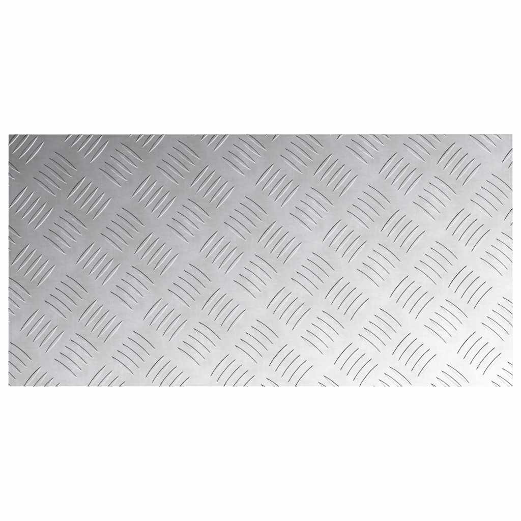 Stepenica Pravokutni 2 pcs Srebrno 80 x 40 cm Aluminij