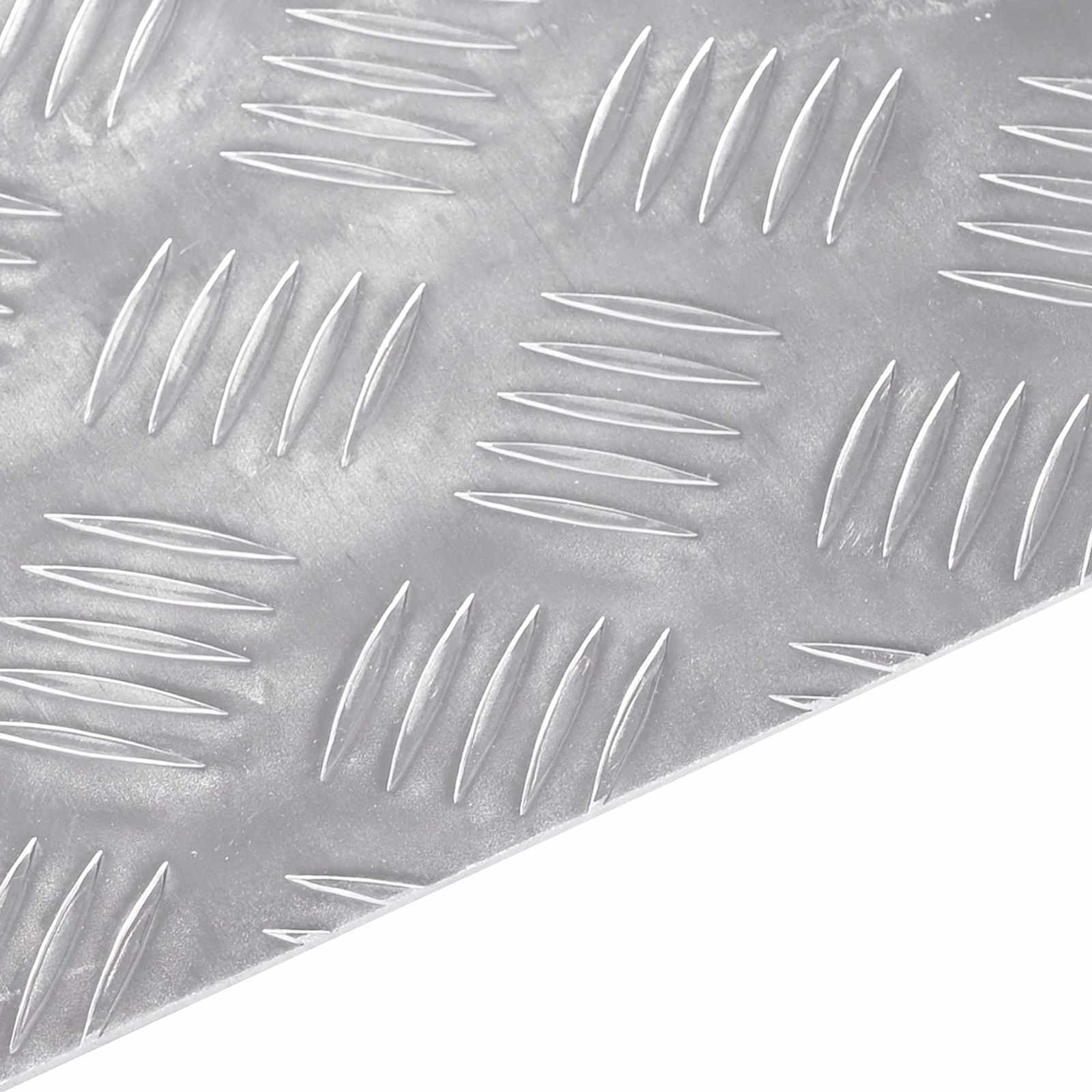 Stepenica Pravokutni 2 pcs Srebrno 60 x 50 cm Aluminij