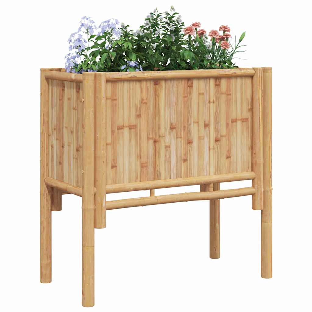 Povišena gredica Smeđa 70 x 35 x 70 cm bambus