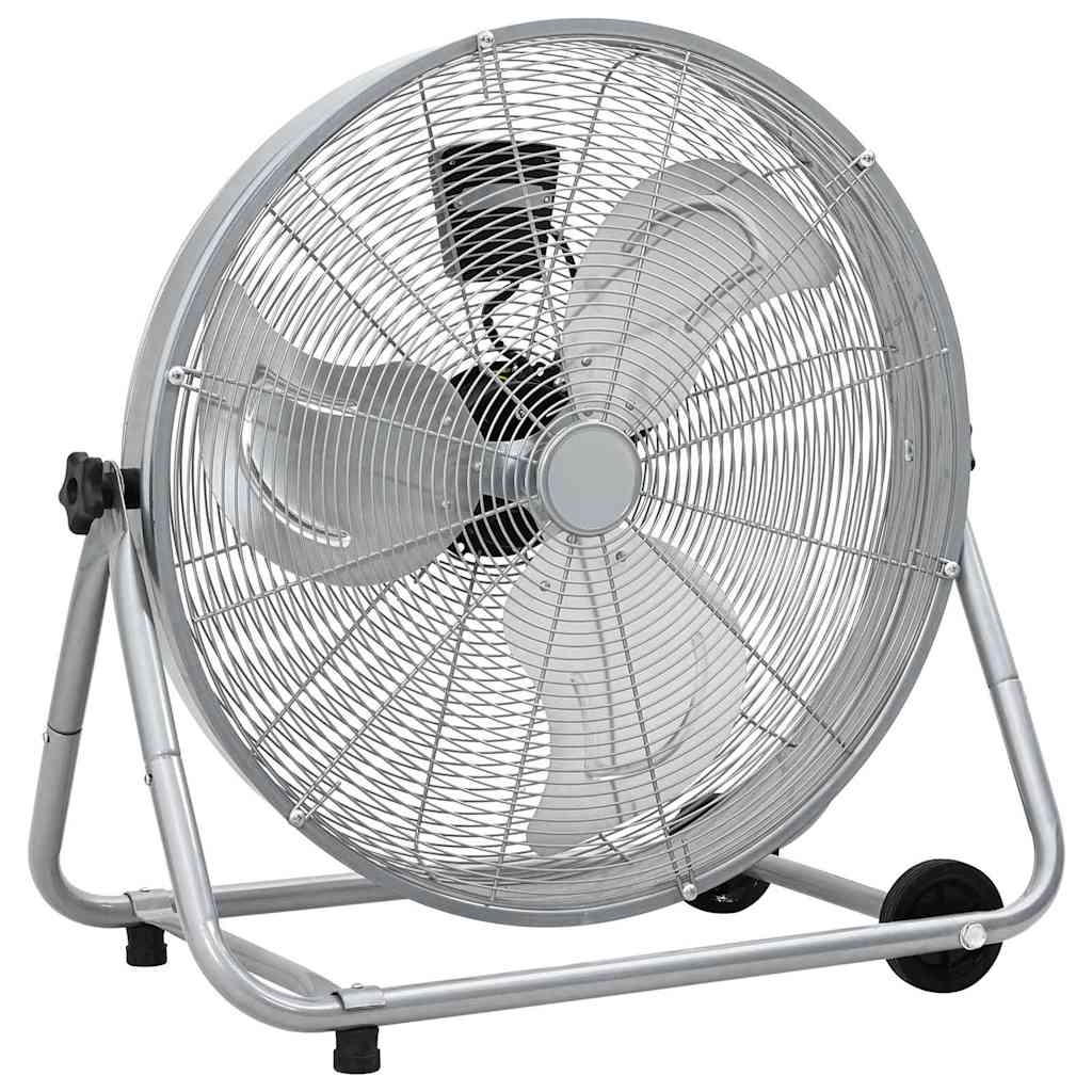 Bubnjasti ventilator s kotačem Srebrno 73 x 42 x 70 cm Aluminij