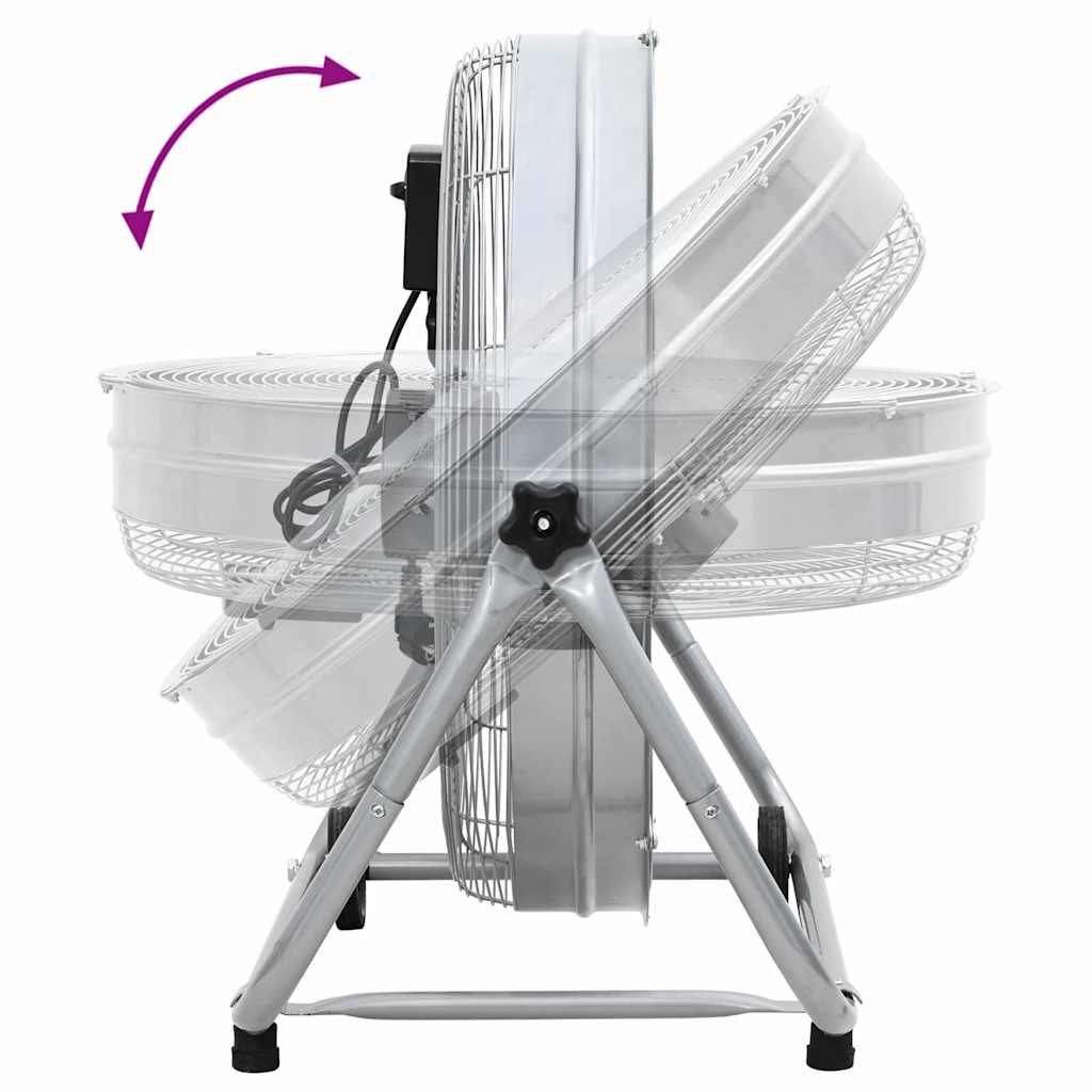 Bubnjasti ventilator s kotačem Srebrno 73 x 42 x 70 cm Aluminij