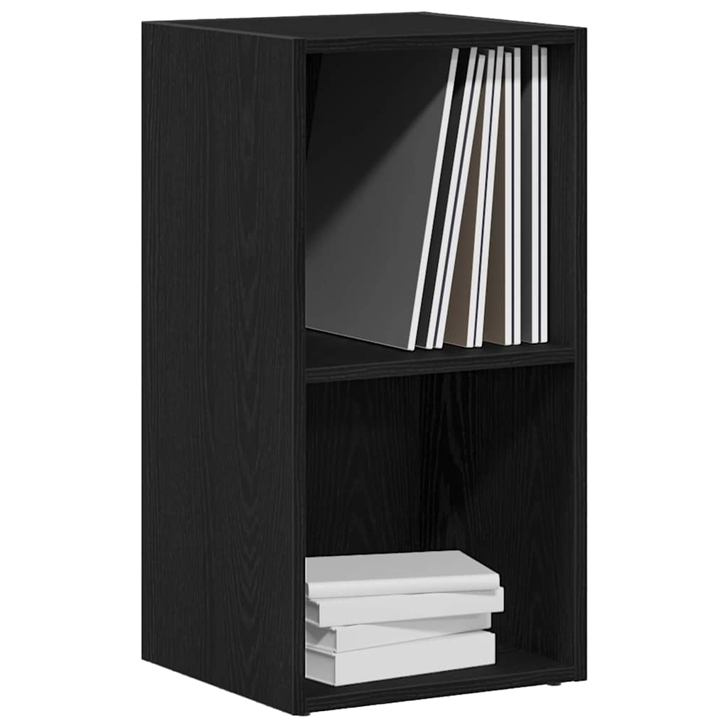 LP Kutija za pohranu crni hrast 71x34x36 cm izrađeno drvo