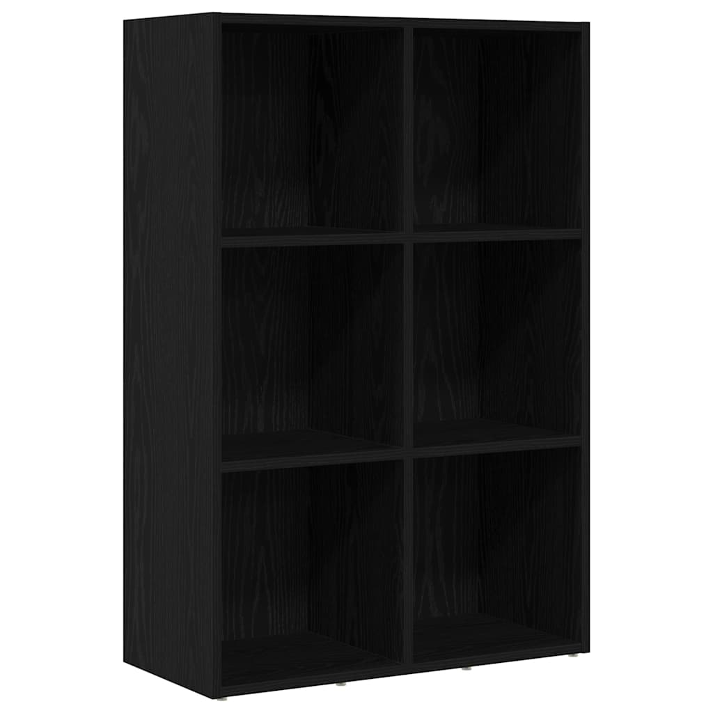 Ormar za knjige crni hrast 66x30x98 cm inženjerski drvo