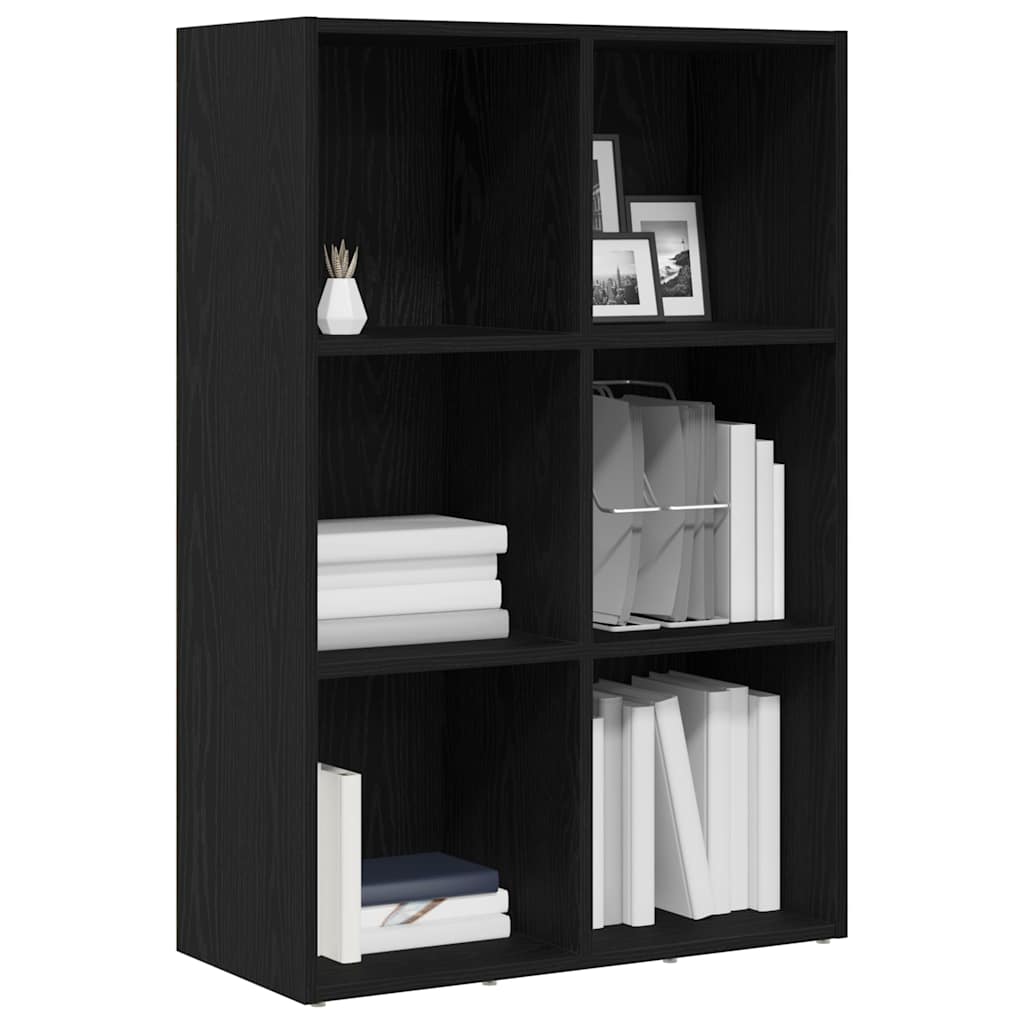 Ormar za knjige crni hrast 66x30x98 cm inženjerski drvo