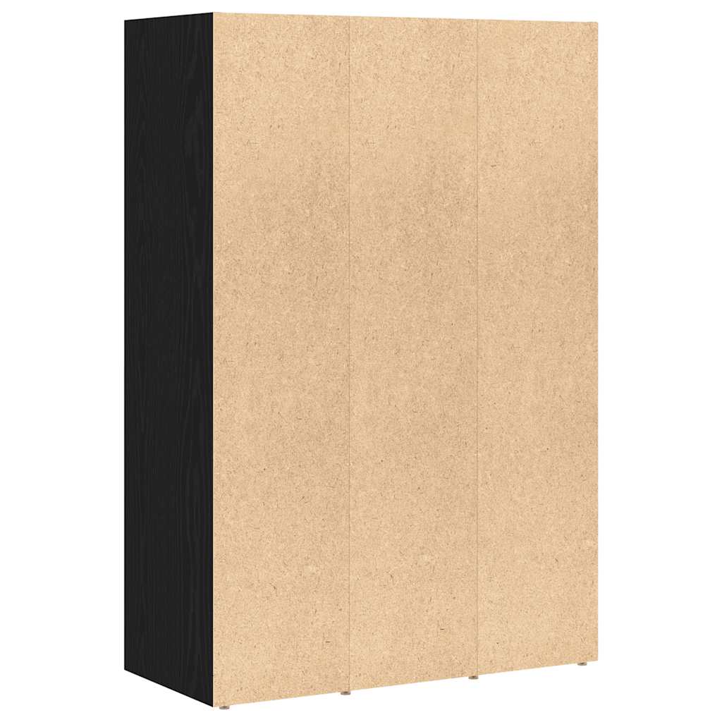 Ormar za knjige crni hrast 66x30x98 cm inženjerski drvo