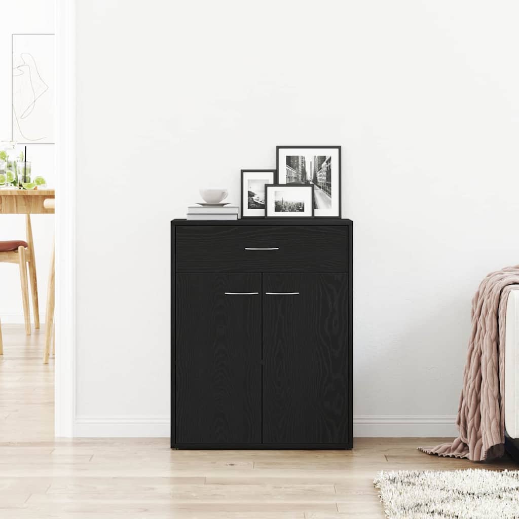 Kreveta s ladicama Crni hrast 60 x 30 x 75 cm Konstruirano drvo