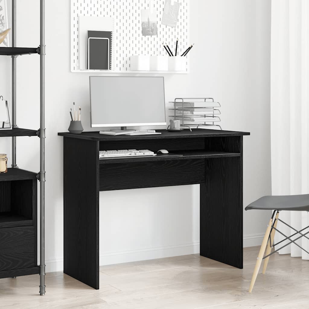 Radni stol Crni hrast 90x50x74 cm Konstruirano drvo