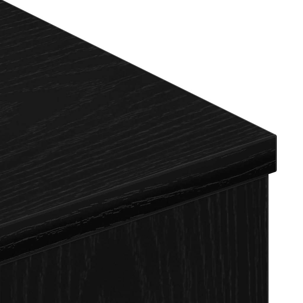 TV ormar s ladicama Crni hrast 80x34x30 cm Konstruirano drvo