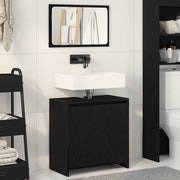 Kupaonski ormar Crni hrast 60 x 33 x 60 cm Konstruirano drvo