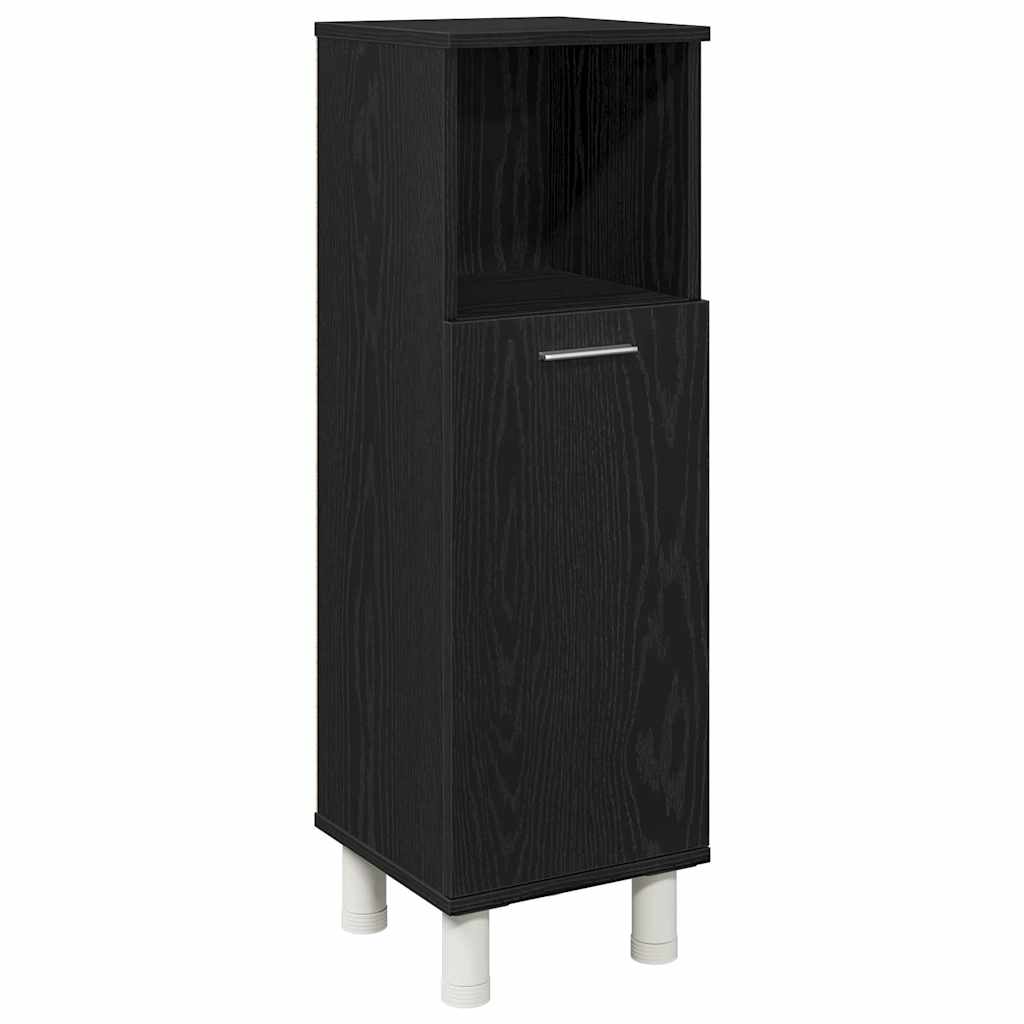 Kupaonski ormar Crni hrast 30 x 30 x 95 cm Konstruirano drvo