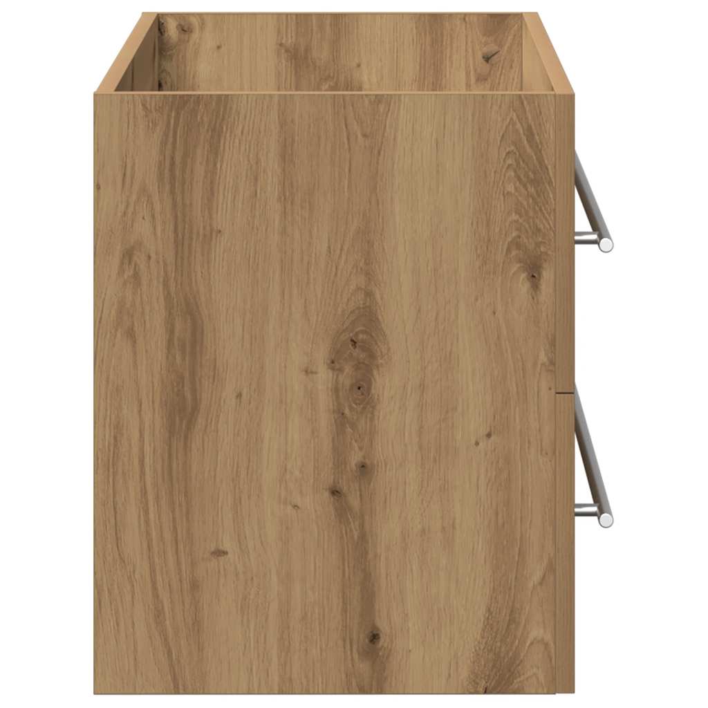 Ormarić za umivaonik u kupaonici Artisan hrast 80x38,5x48 cm Konstruirano drvo