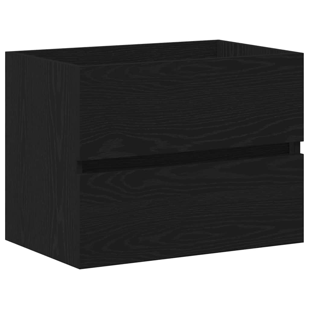 Kupaonski ormarić za sudoper Crni hrast 60 x 38,5 x 45 cm