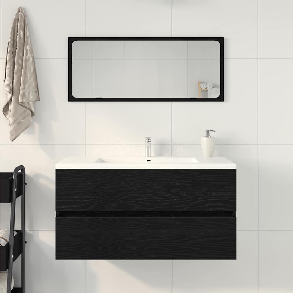 Kupaonski ormarić za sudoper Crni hrast 90 x 38,5 x 45 cm