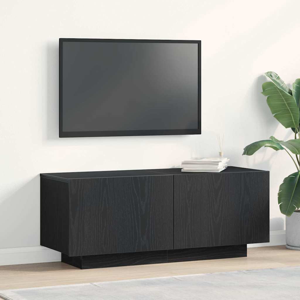TV ormar Crni hrast 100 x 35 x 40 cm Konstruirano drvo