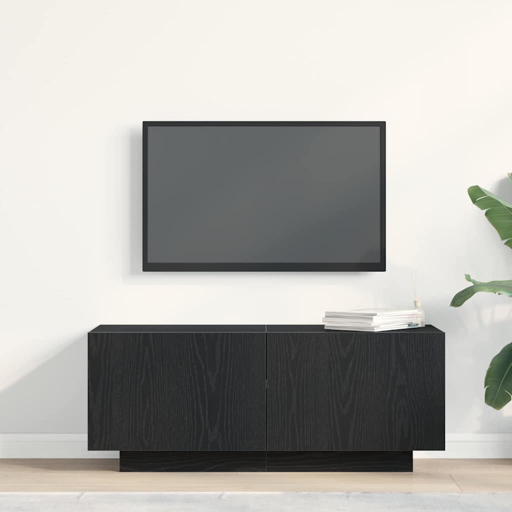 TV ormar Crni hrast 100 x 35 x 40 cm Konstruirano drvo