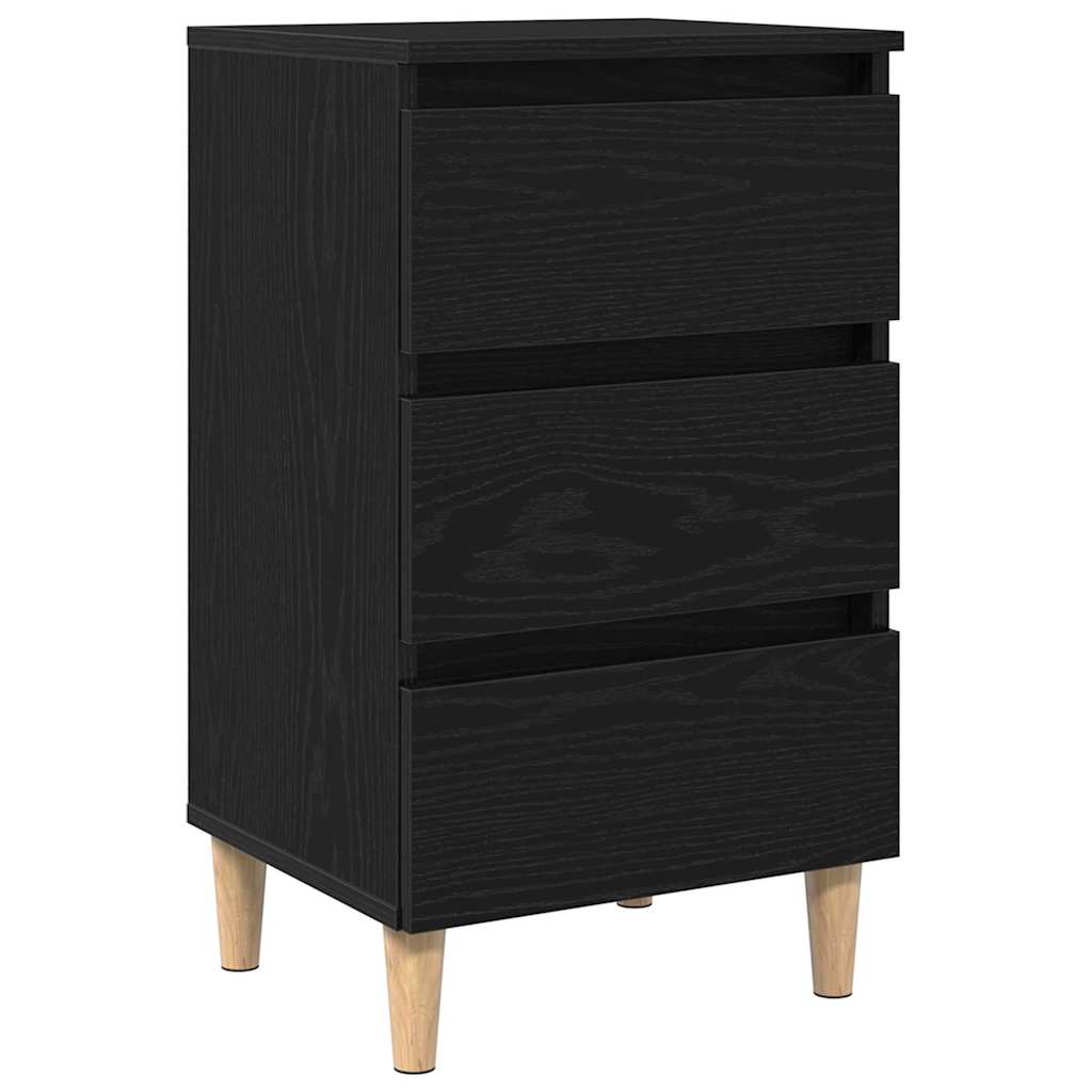 Noćni ormar Crni hrast 40 x 35 x 69 cm Konstruirano drvo