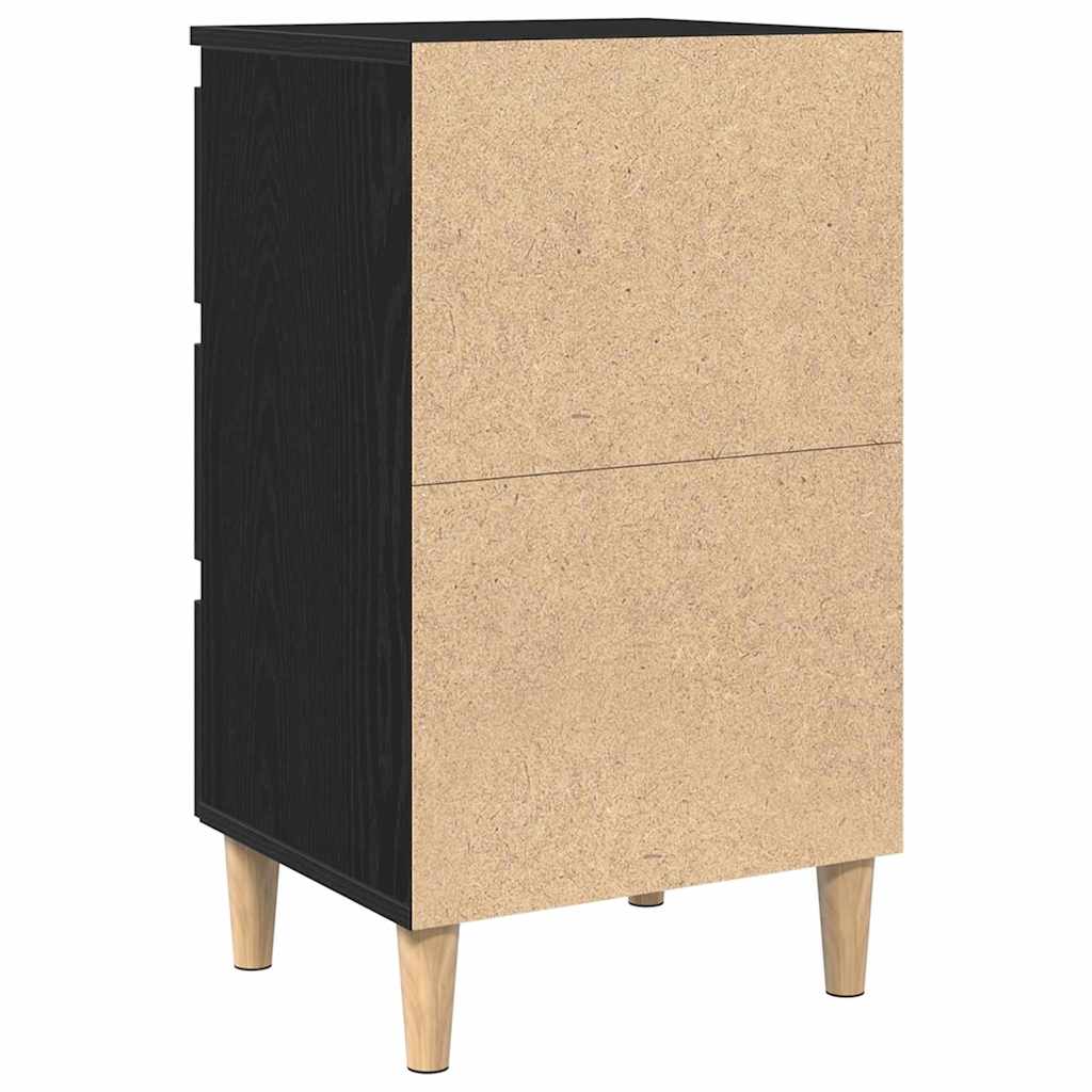 Noćni ormar Crni hrast 40 x 35 x 69 cm Konstruirano drvo