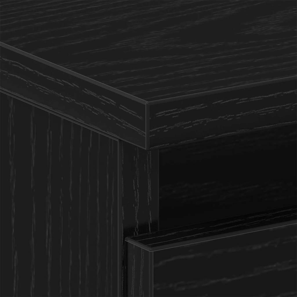 Noćni ormar Crni hrast 40 x 35 x 69 cm Konstruirano drvo