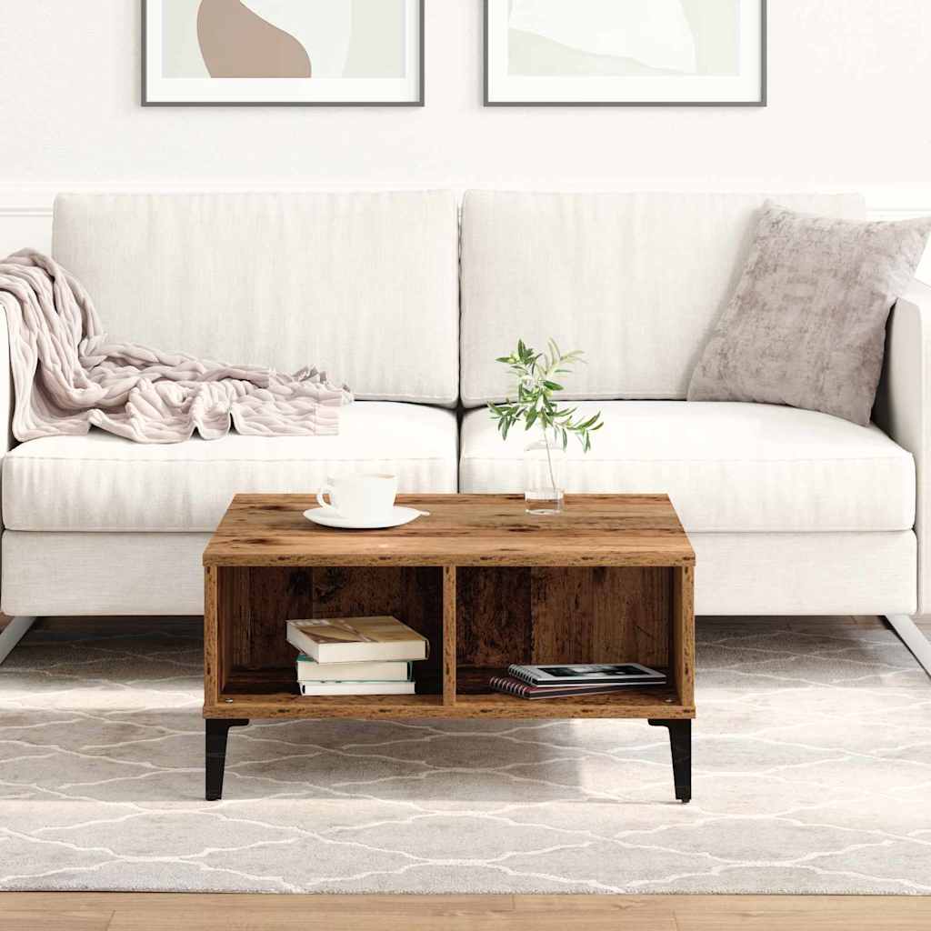 Kava Stol Staro drvo 60 x 60 x 30 cm