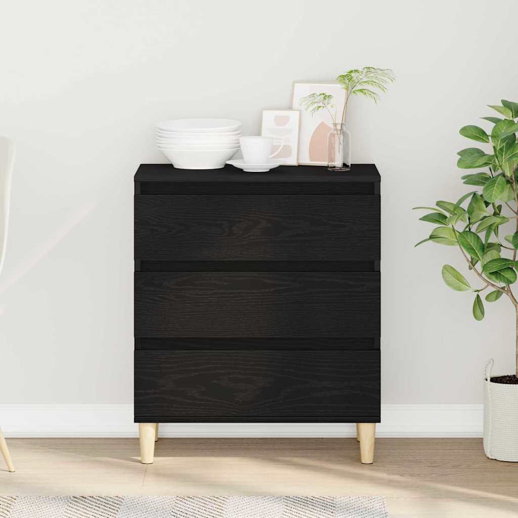 Kreveta s ladicama Crni hrast 60 x 35 x 70 cm Konstruirano drvo