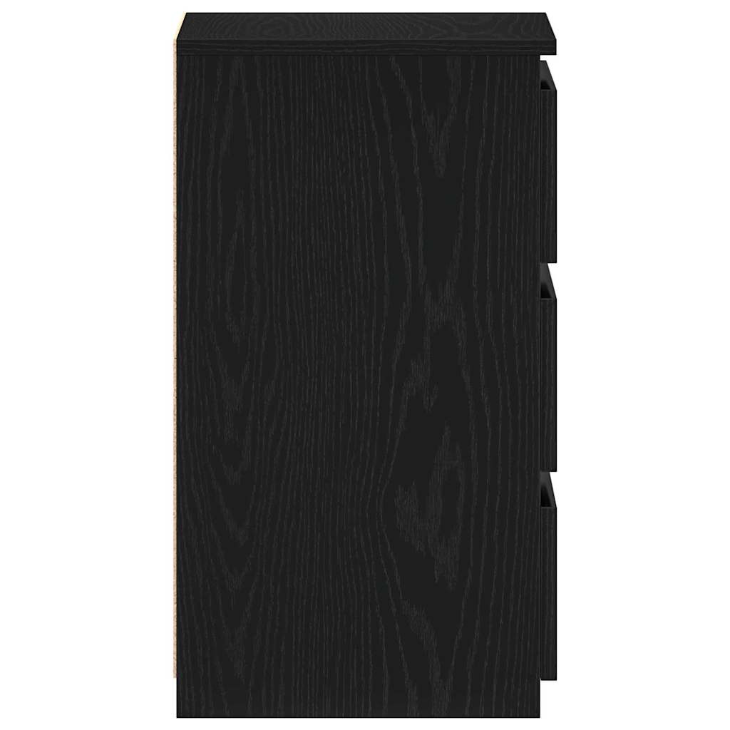Noćni ormar Crni hrast 40 x 35 x 62,5 cm Konstruirano drvo