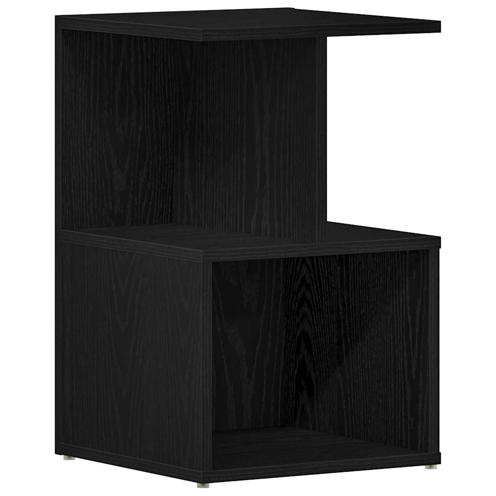 Noćni ormar 2 pcs Crni hrast 35 x 35 x 55 cm Konstruirano drvo