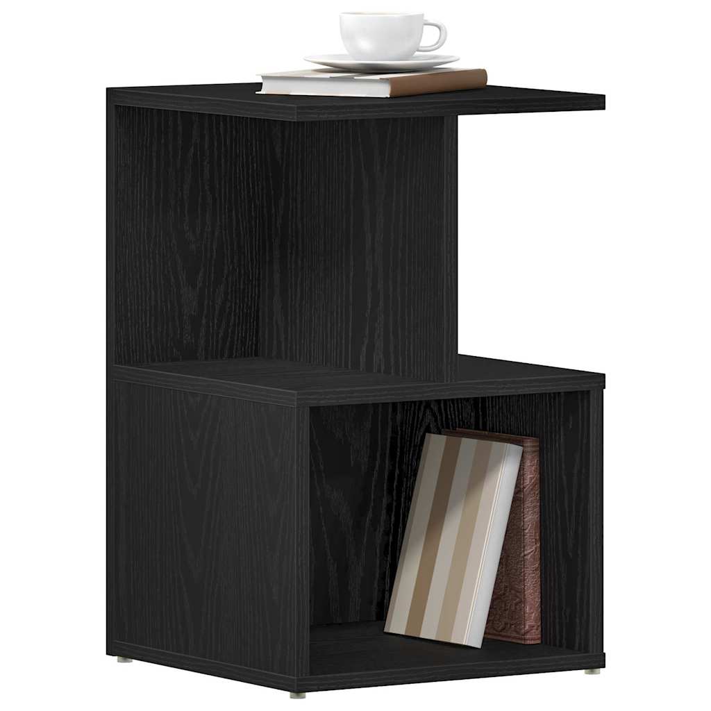Noćni ormar 2 pcs Crni hrast 35 x 35 x 55 cm Konstruirano drvo