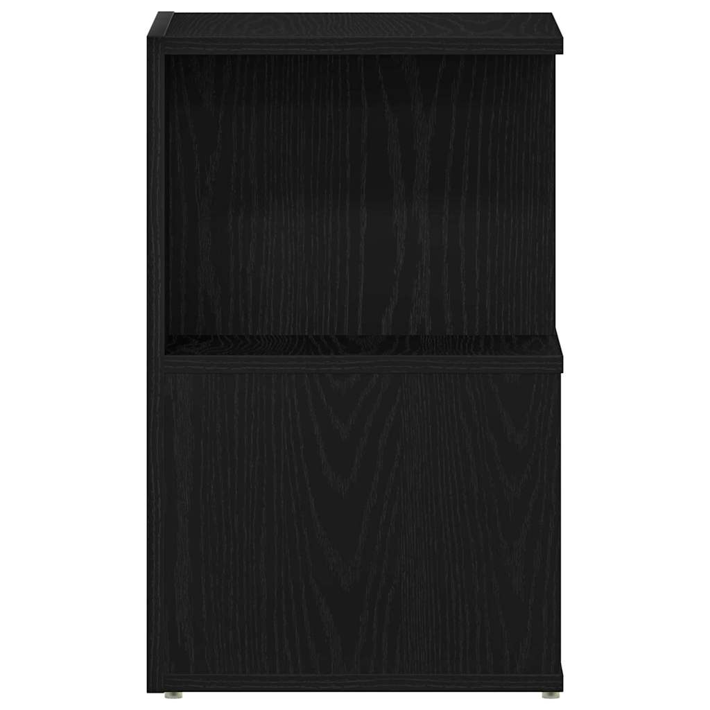 Noćni ormar 2 pcs Crni hrast 35 x 35 x 55 cm Konstruirano drvo