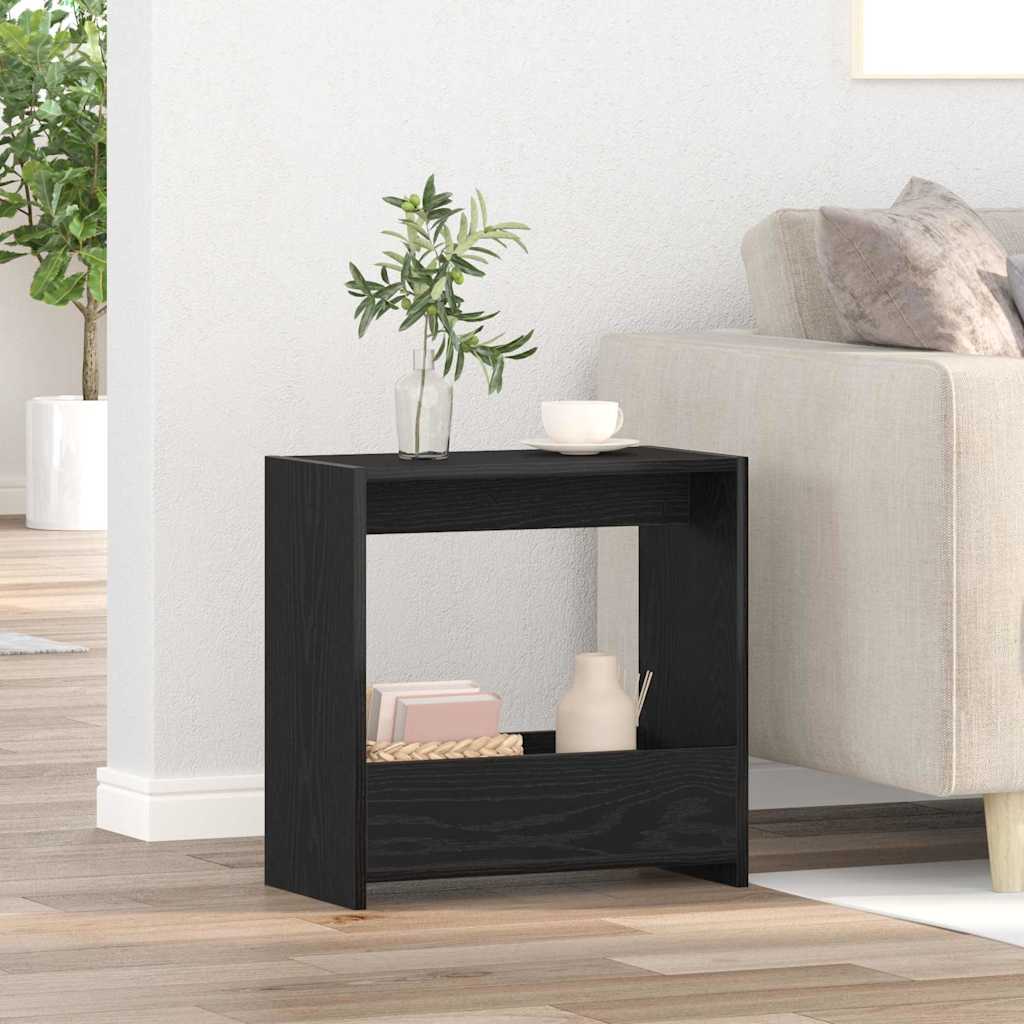 Bocni stol Crni hrast 50 x 26 x 50 cm Konstruirano drvo