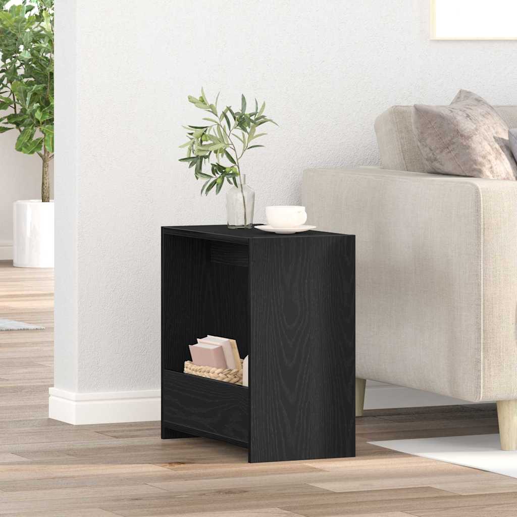 Bocni stol Crni hrast 50 x 26 x 50 cm Konstruirano drvo