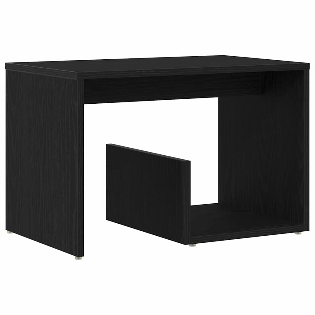 Bocni stol Crni hrast 59 x 36 x 38 cm Konstruirano drvo