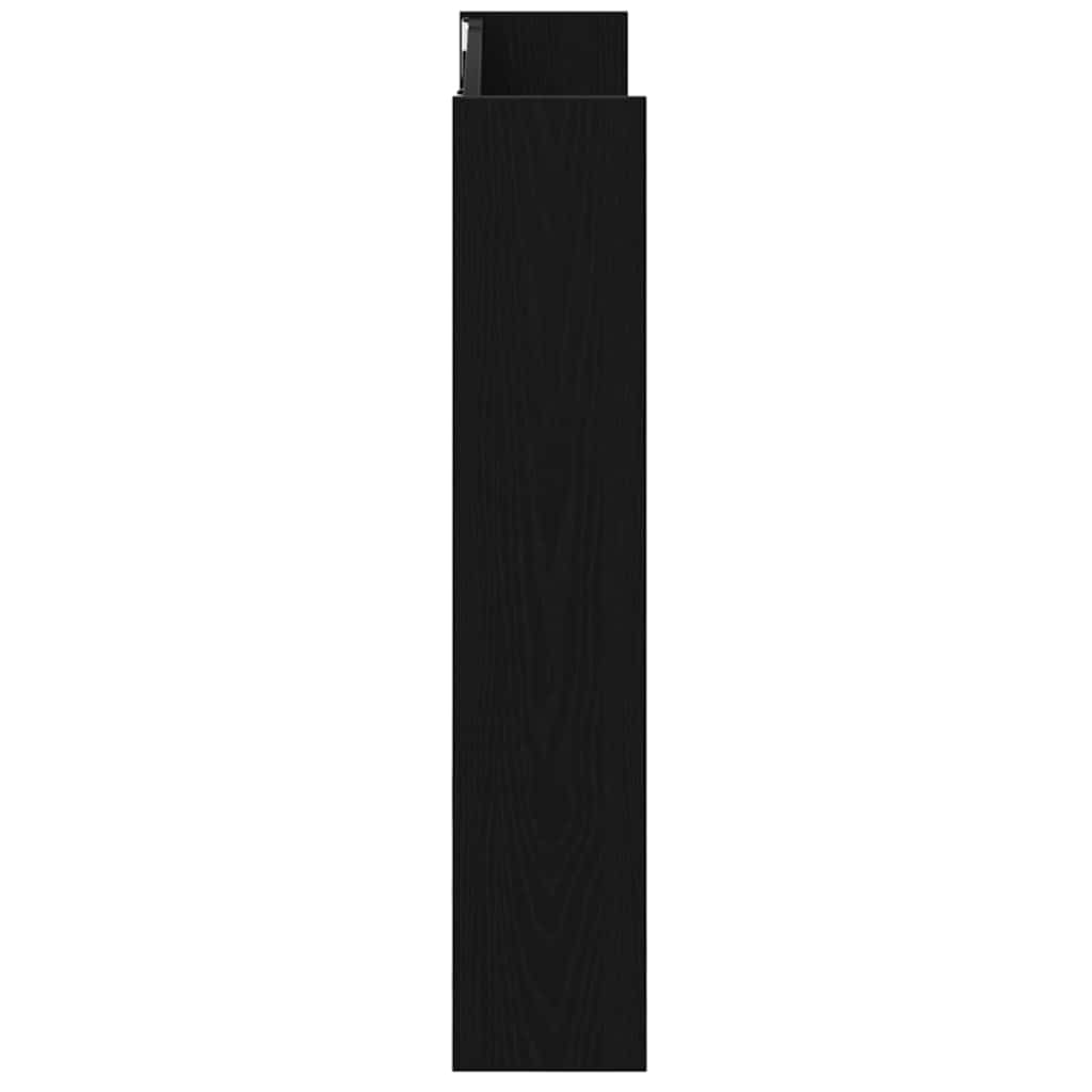 Ormar za cipele Crni hrast 80 x 18 x 90 cm Konstruirano drvo