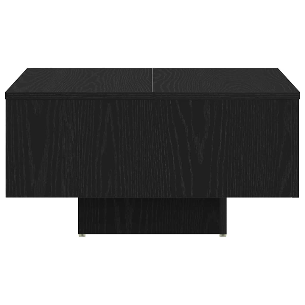 Kava Stol Crni hrast 60 x 60 x 31,5 cm Konstruirano drvo