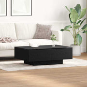 Kava Stol Crni hrast 90 x 60 x 31 cm Konstruirano drvo