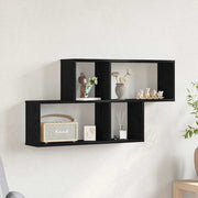 Polica na zidu Crni hrast 76 x 15 x 53 cm Konstruirano drvo