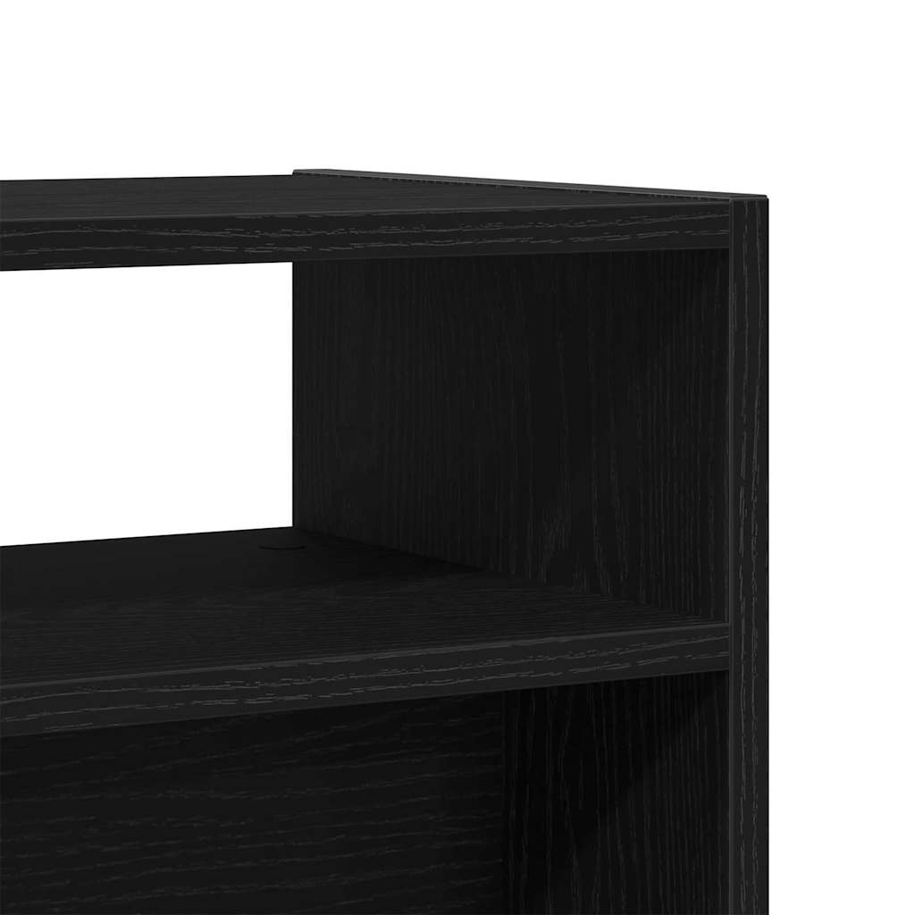 Konzolni Stol Crni hrast 105 x 30 x 80 cm Konstruirano drvo