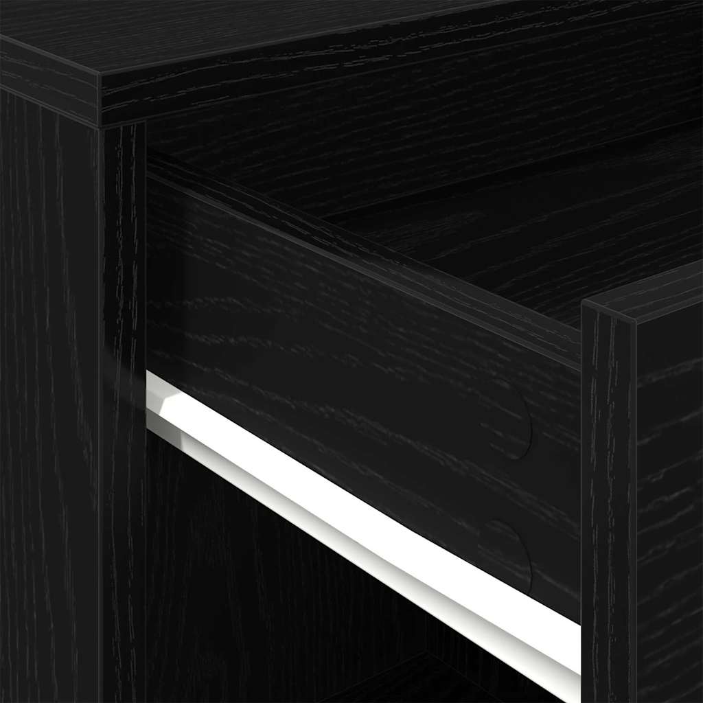 Mobilni ormar Crni hrast 45 x 38 x 54 cm Konstruirano drvo