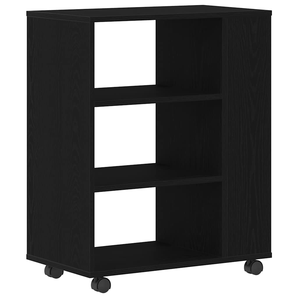 Ormarić za pohranu Crni hrast 60 x 35 x 75 cm Konstruirano drvo