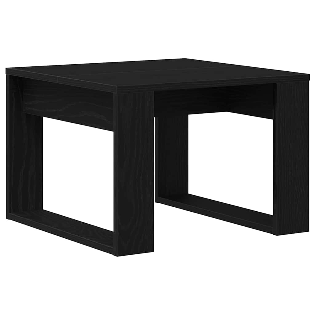Kava Stol Crni hrast 50 x 50 x 35 cm Konstruirano drvo