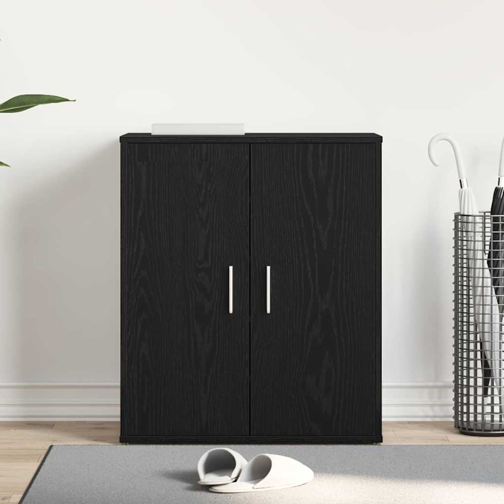 Ormar za cipele Crni hrast 60 x 35 x 70 cm Konstruirano drvo