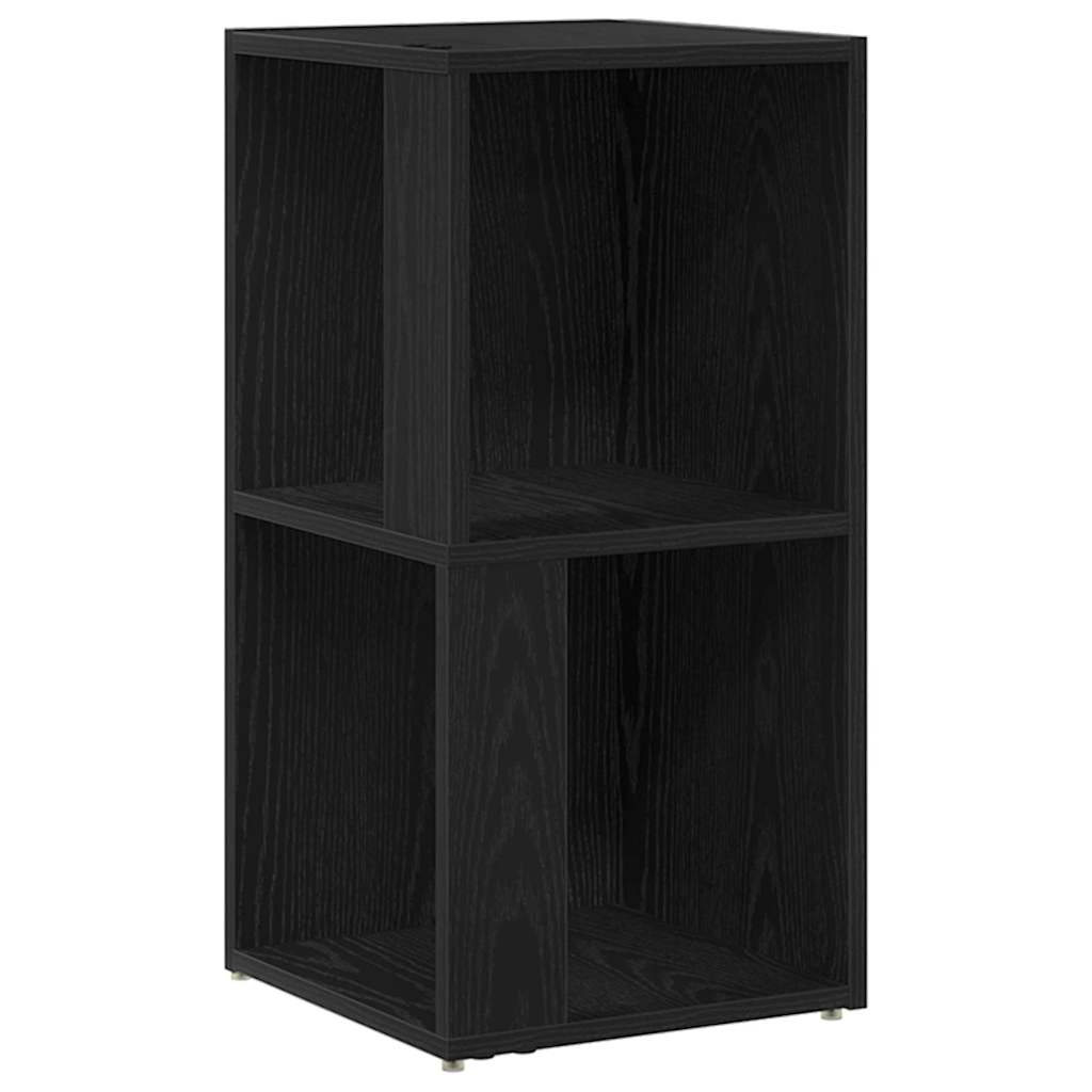 Kutne police Crni hrast 33 x 33 x 67 cm Konstruirano drvo