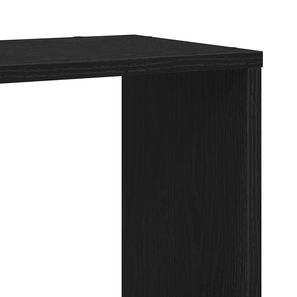 Set TV komoda Crni hrast 100 x 24 x 94 cm Konstruirano drvo